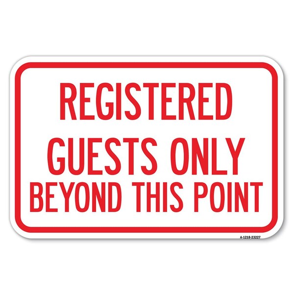 Signmission Safety Sign, 12 in Height, Aluminum, 23227 A-1218-23227 - main